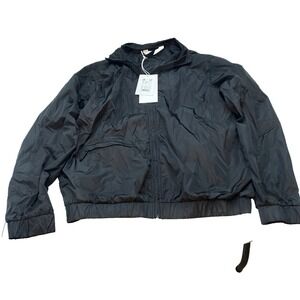 rains mens Track jacket Medium Black Unisex Lightweight
